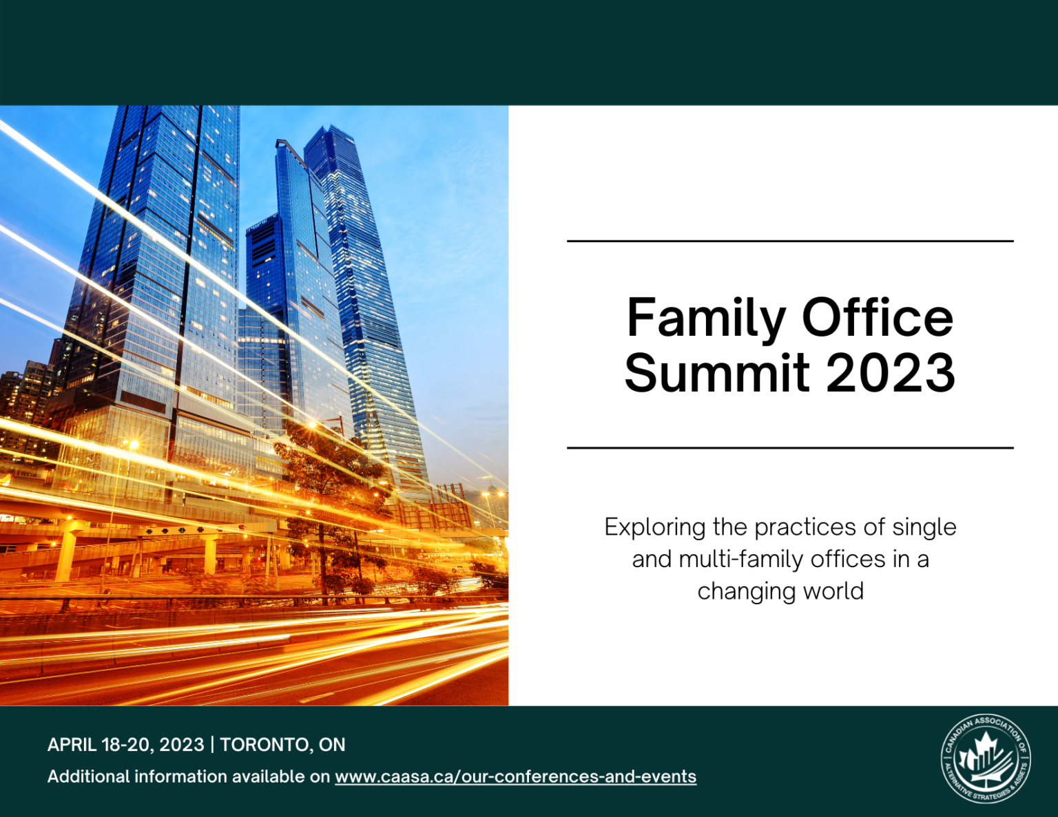 Family Office Summit 2023 CAASA